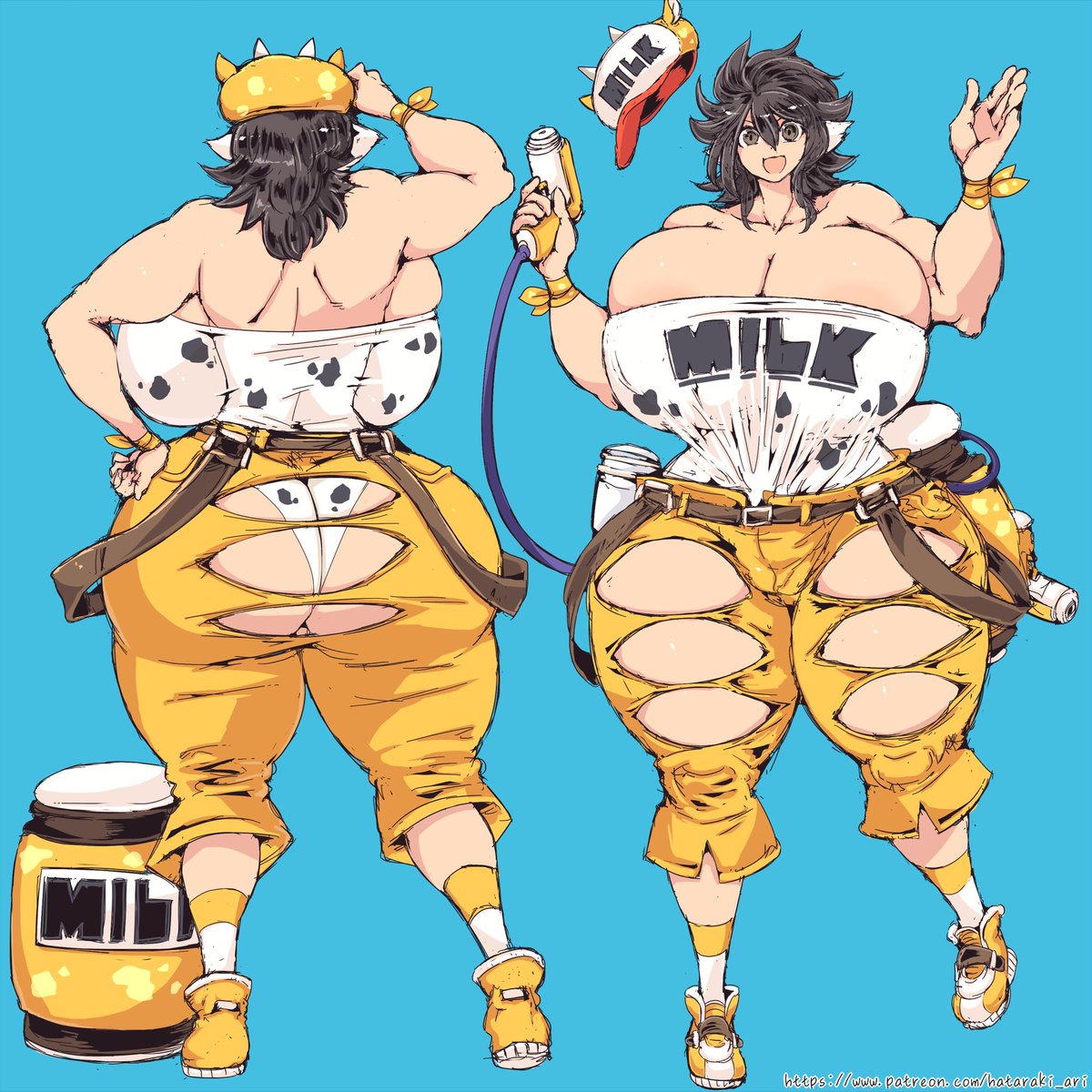 gluttonoushugs's tweet photo. 「❤︎」late-night horni brain got me thinking of making an account of a hataraki ari character... temptations, temptations... *^* https://t.co/hTh4hoYNCs