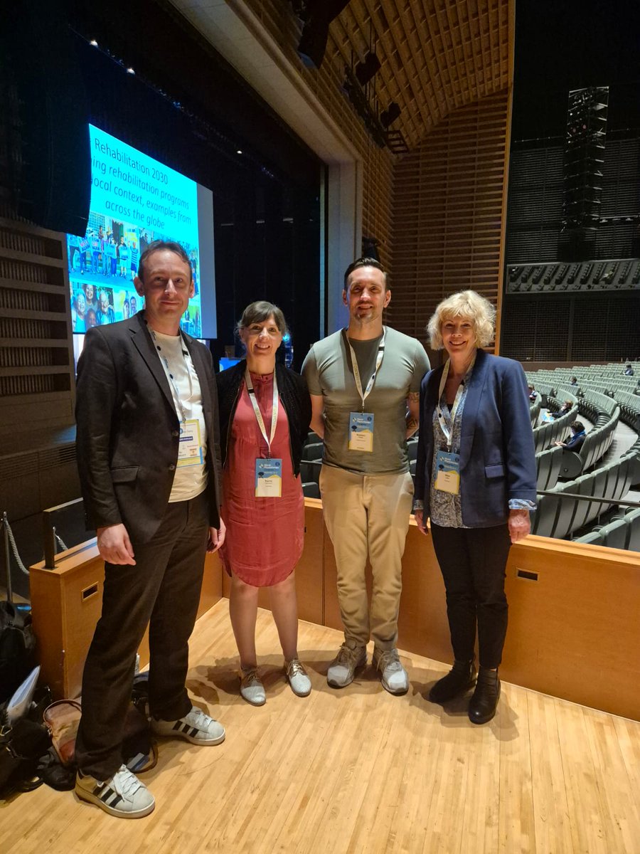 WorldPhysioMH's tweet image. ✅ Optimising outcomes and supporting #mentalhealth was a powerful session at #WorldPhysio2025!

👏 Thanks to:
Brendon Stubbs 🇬🇧
Davy Vancampfort 🇧🇪
Sophie Heywood 🇦🇺
And Chair: Ellen Lake

A vital conversation for the future of person-centered care. 💬🧠
#physiotherapy