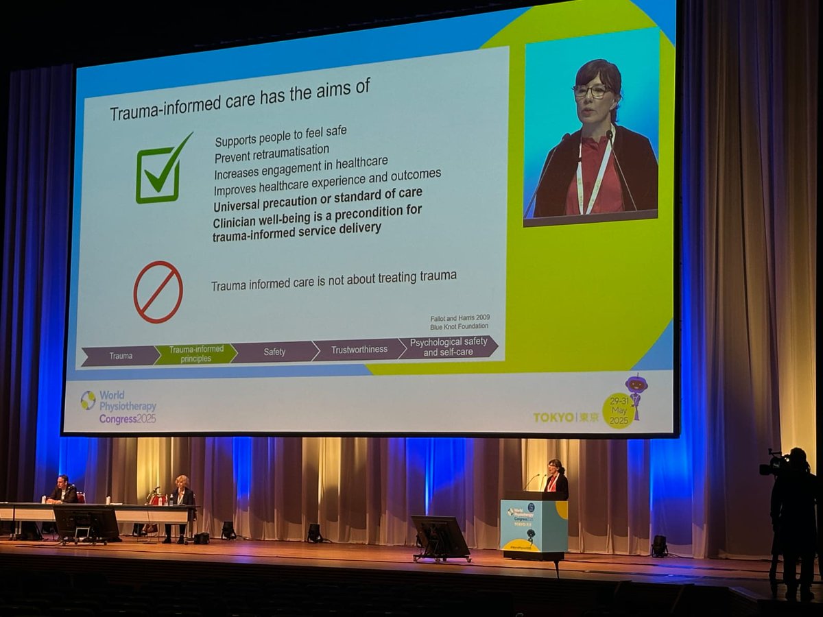 WorldPhysioMH's tweet image. ✅ Optimising outcomes and supporting #mentalhealth was a powerful session at #WorldPhysio2025!

👏 Thanks to:
Brendon Stubbs 🇬🇧
Davy Vancampfort 🇧🇪
Sophie Heywood 🇦🇺
And Chair: Ellen Lake

A vital conversation for the future of person-centered care. 💬🧠
#physiotherapy