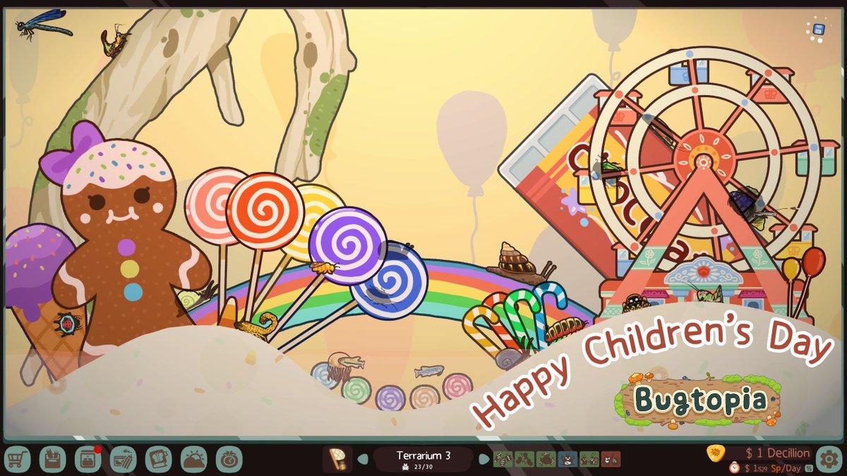 Bugtopia_'s tweet image. Happy Children&apos;s Day everyone!🧒🍭
