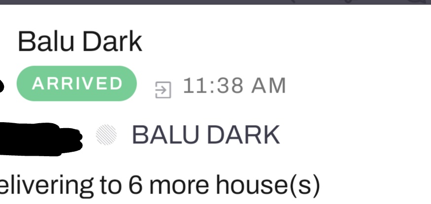 Balu Dark se order aa gaya hai vros 😎