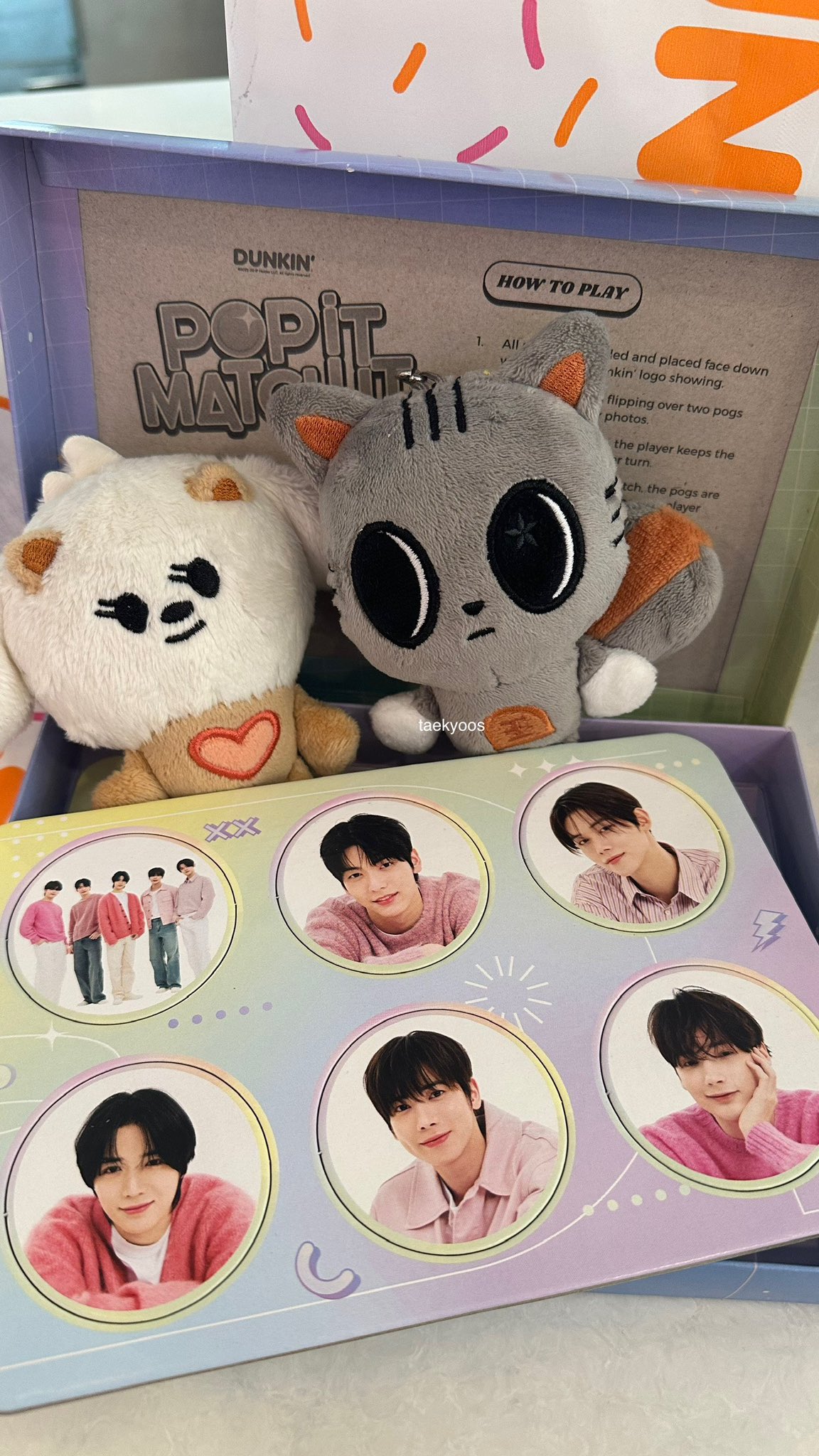 TXT Dunkin' ダンキン POP IT MATCH IT Get Your TXT Pop It Match It at Dunkin' Philippines! | TikTok
