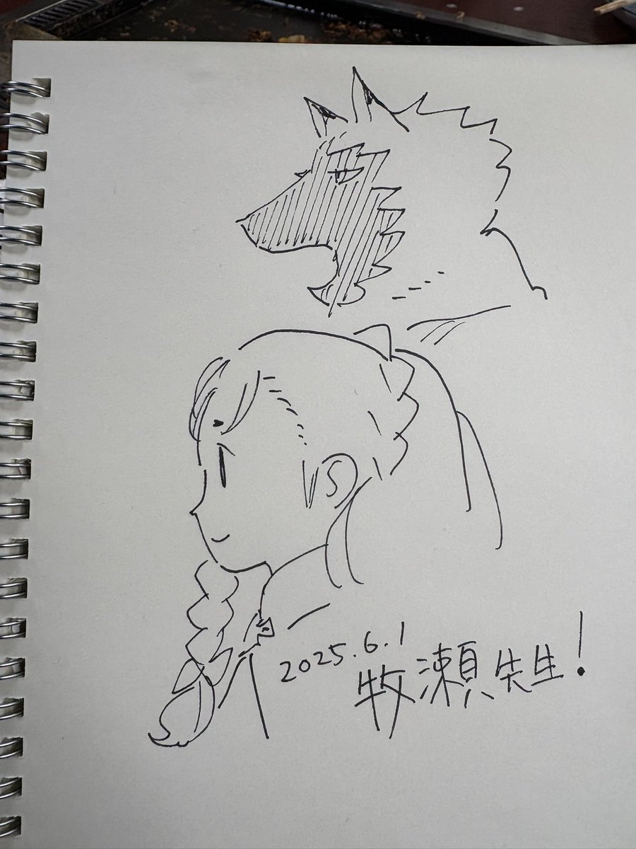 凪水先生とサイン交換しました！イズミとアルフ！