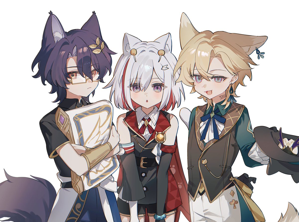 MinamiYORI_'s tweet image. #HonkaiStarRail
#Aventurine 
#Topaz 
#drratio 
儿童节