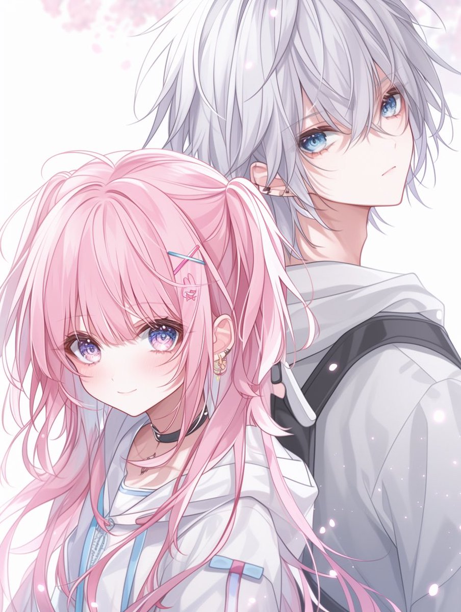 ちなみに実はまだ練習中なんですが ペア画も制作可能です〜ෆ.*・ﾟ