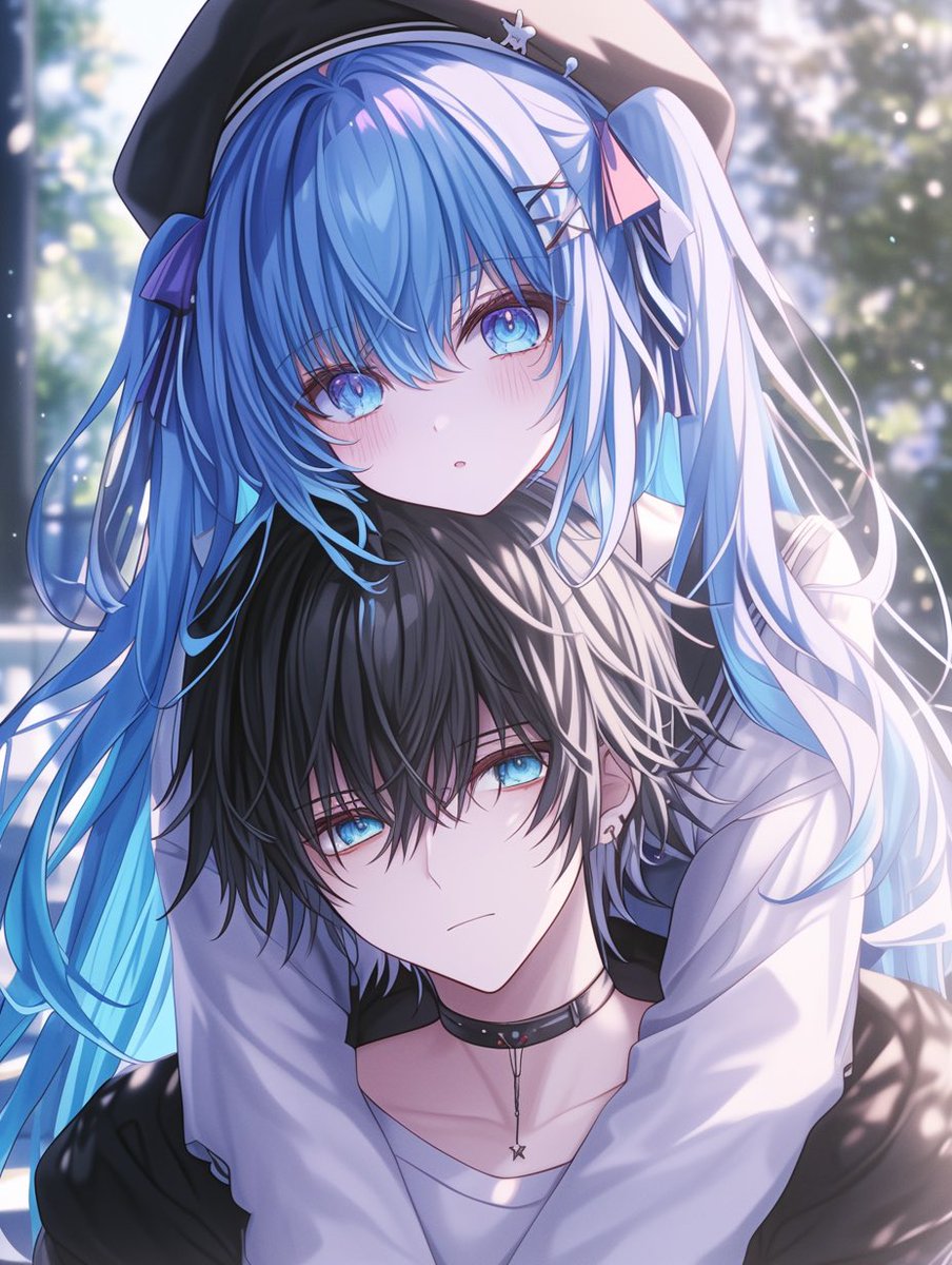 ちなみに実はまだ練習中なんですが ペア画も制作可能です〜ෆ.*・ﾟ