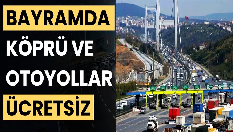 Kurban Bayramı'nda 'köprü, otoyol ve toplu ulaşım' ücretsiz olacak..!
#KurbanBayramı #Ücretsiz #Bayram #SONDAKİKA 
#resmigazete 

haberiskelesi.com/2025/06/01/kur…