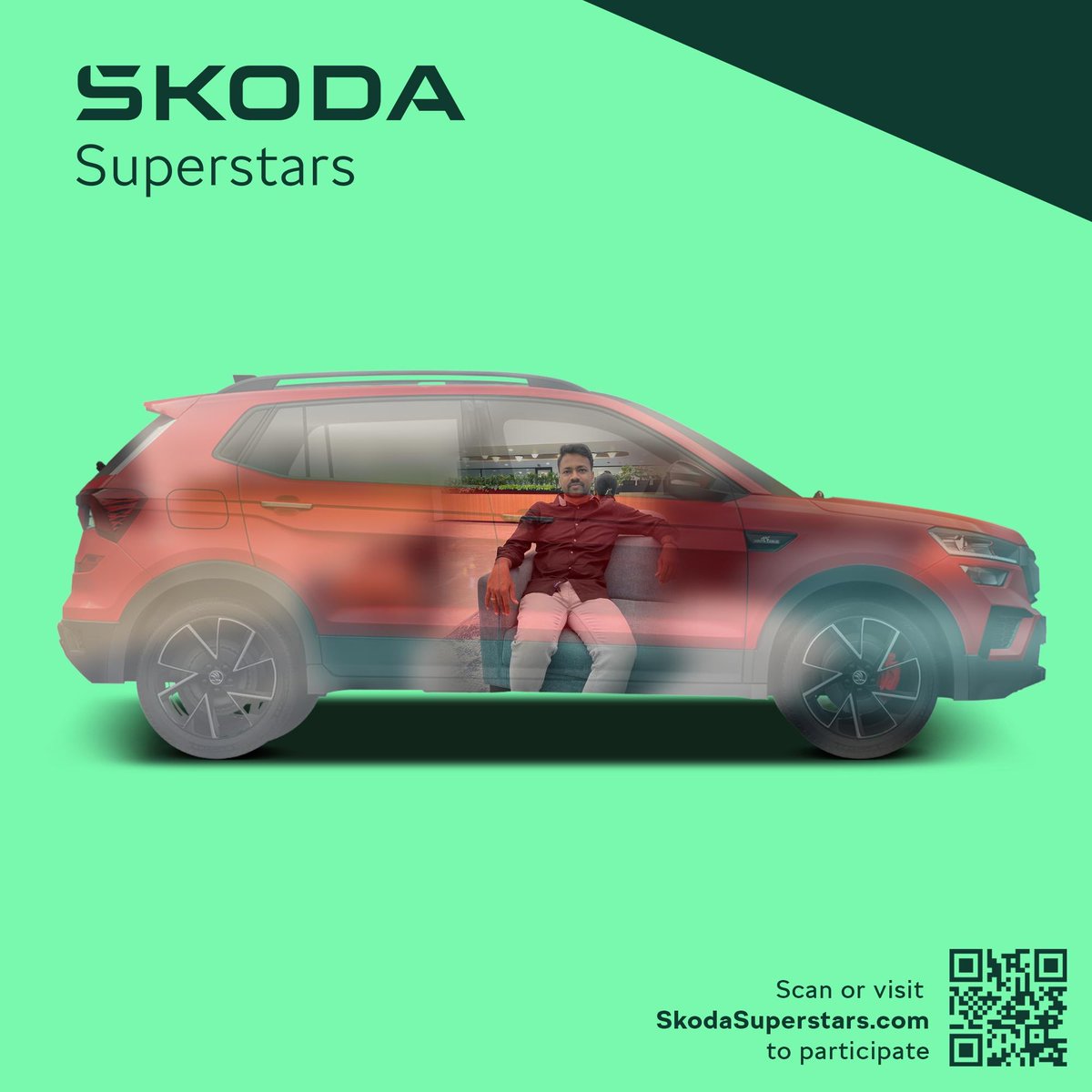 babuaue's tweet photo. Here is my Škoda Superstar Avatar
#SkodaSuperstars #FansOfSkoda &amp; ⁦@SkodaIndia⁩ #kylaq https://t.co/wJUxuZrBkP