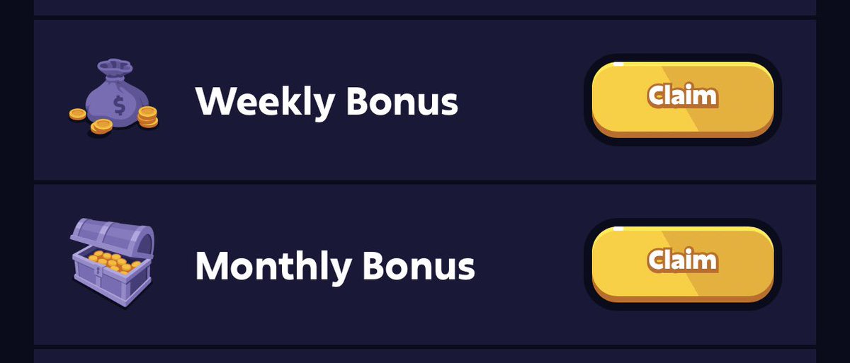 Weekly and Monthly are out on <a href="/Roobet/">Roobet</a> 🎁

👇DROP USERNAME 

RT + Like