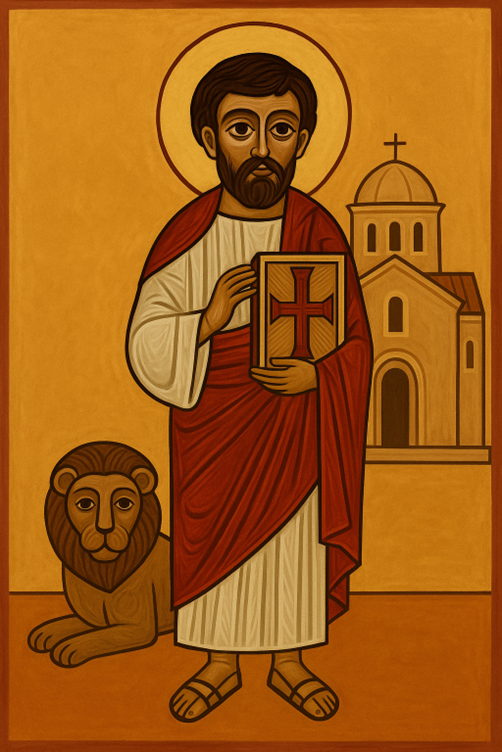 RyanMarfone's tweet photo. St. Mark the Evangelist

- Authored the Gospel of Mark
- Was sent by St. Peter to Egypt to preach the Gospel and plant the Church of Alexandria
- Was martyred in Alexandria in 68 A.D.

"Mark, my son, greets you." - 1 Peter 5:13 https://t.co/3zrGCh0IJy