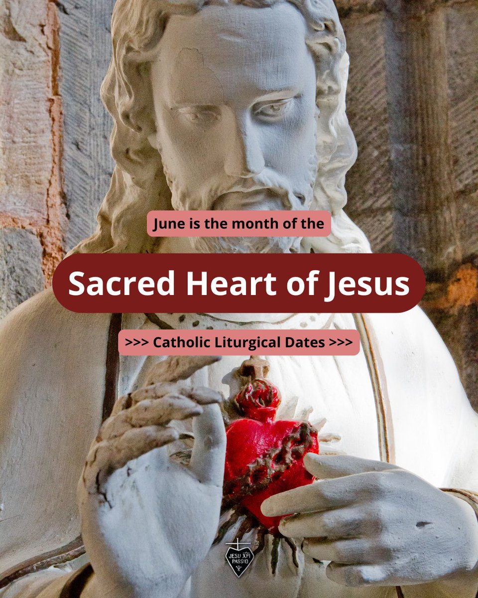 TheSundayMass's tweet photo. June is the Month of the Sacred Heart of Jesus.
In His Heart, we find mercy, tenderness, and a love that never fails.
May our hearts be drawn closer to His, day by day.
Jesus, meek and humble of heart, make our hearts like Yours.
#CatholicDevotion #TheSundayMass #HeartOfJesus https://t.co/C2doDcTcct