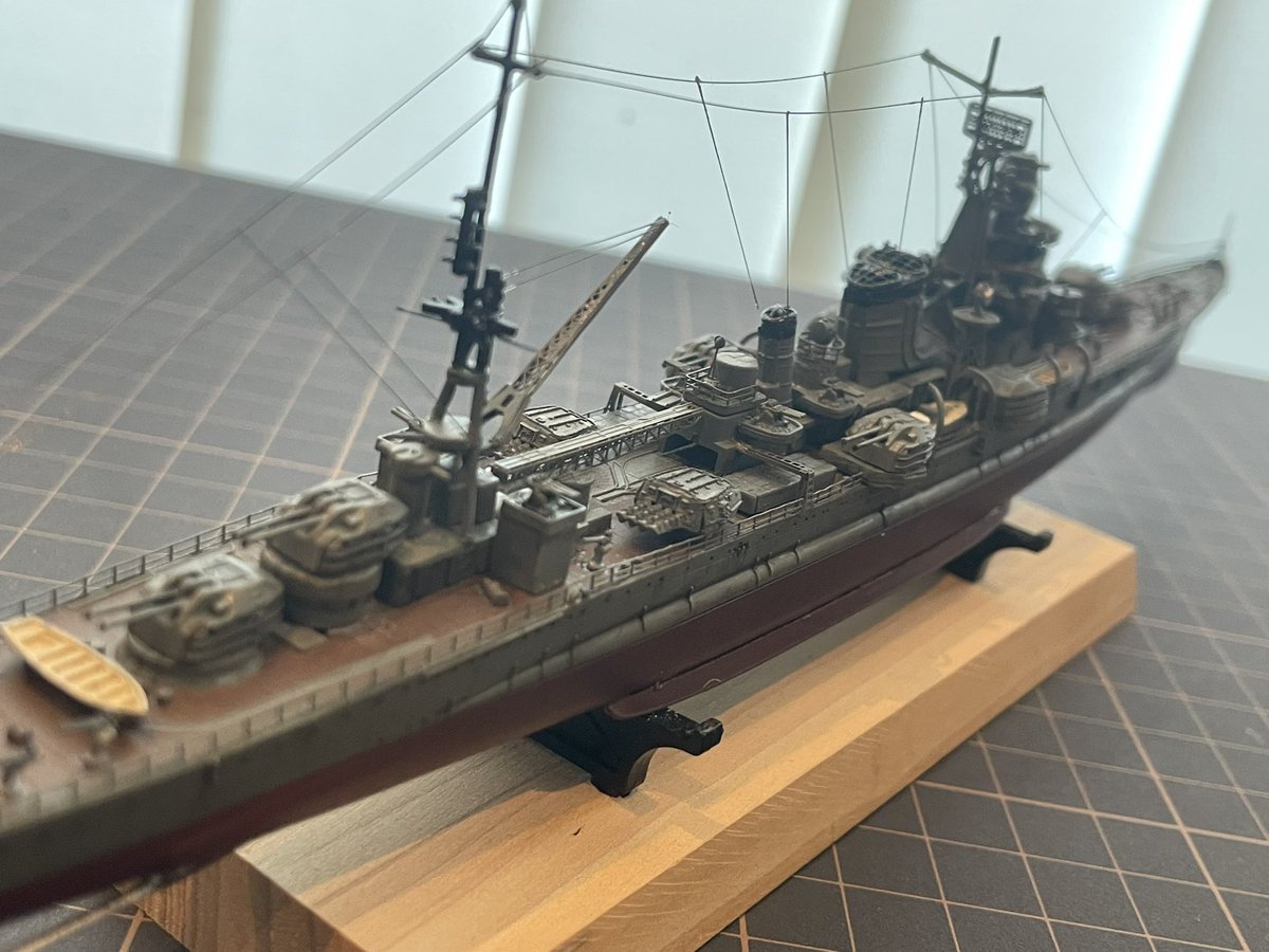 yukikaze_2009's tweet image. 防空巡洋艦加古1944完成！