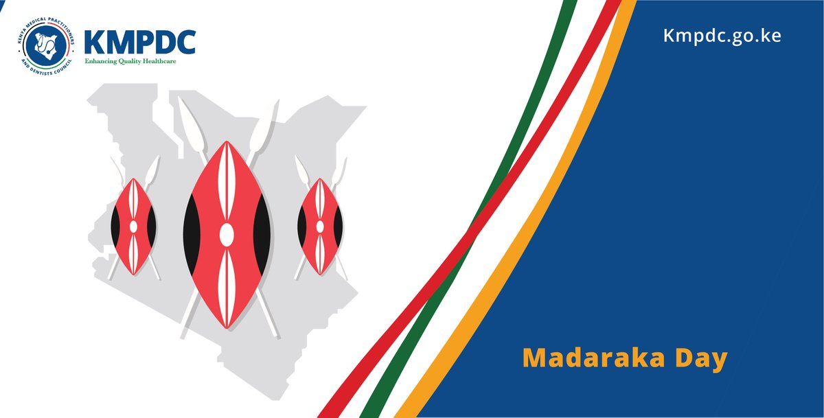 KmpdcOfficial's tweet image. Today, we celebrate the spirit of self-rule and the journey that has shaped Kenya into the strong and united nation we are today. Madaraka Day reminds us of the power of unity and the responsibility we all share in building a better future.
Let’s continue to embrace our strength,…