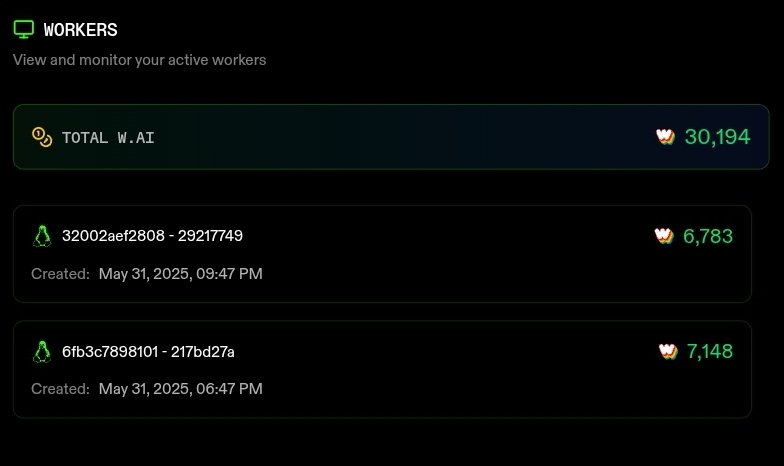 Earned 30k W using two rented 3060 GPUs since last night.

While you can run it by installing the app on your local PC with a GPU, renting one allows you to learn &amp; experiment for future Succinct and Boundless provers.