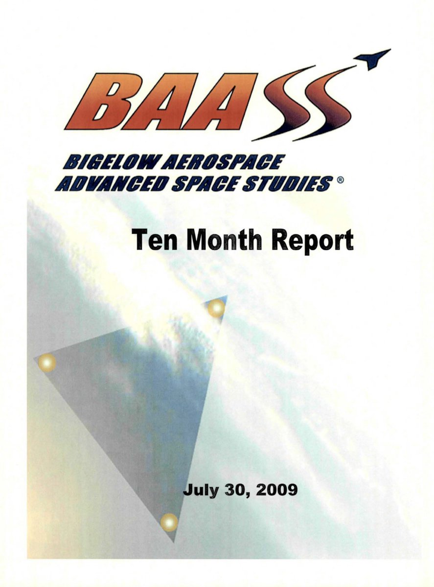 Interesting reading, as is the 140 page tic tac report