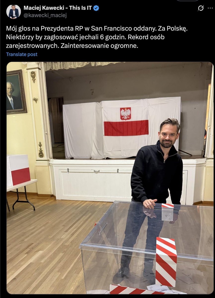 MaxTVMaxKolonko's tweet image. Rekordowo... pusto w Ameryce na fejk #WyboryPrezydenckie2025 😇 Biuro Szeryfa Prezydenta Polski i Polonii sprawdzi każdy "głos".
🇺🇸Polish Americans🇵🇱 boycott rigged presidential election in #Poland #MAGA
Prawda o kolnych fejk "wyborach" w PRLu teraz w MaxTVGO.com
