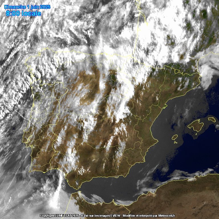⛅ Bos días! Comezamos o domingo con moitas nubes en toda #Galicia. Por un lado, no centro e norte, nubes baixas. Polo outro, nubes medias e altas percorren o ceo, non deixarán chuvias.

Feliz día!