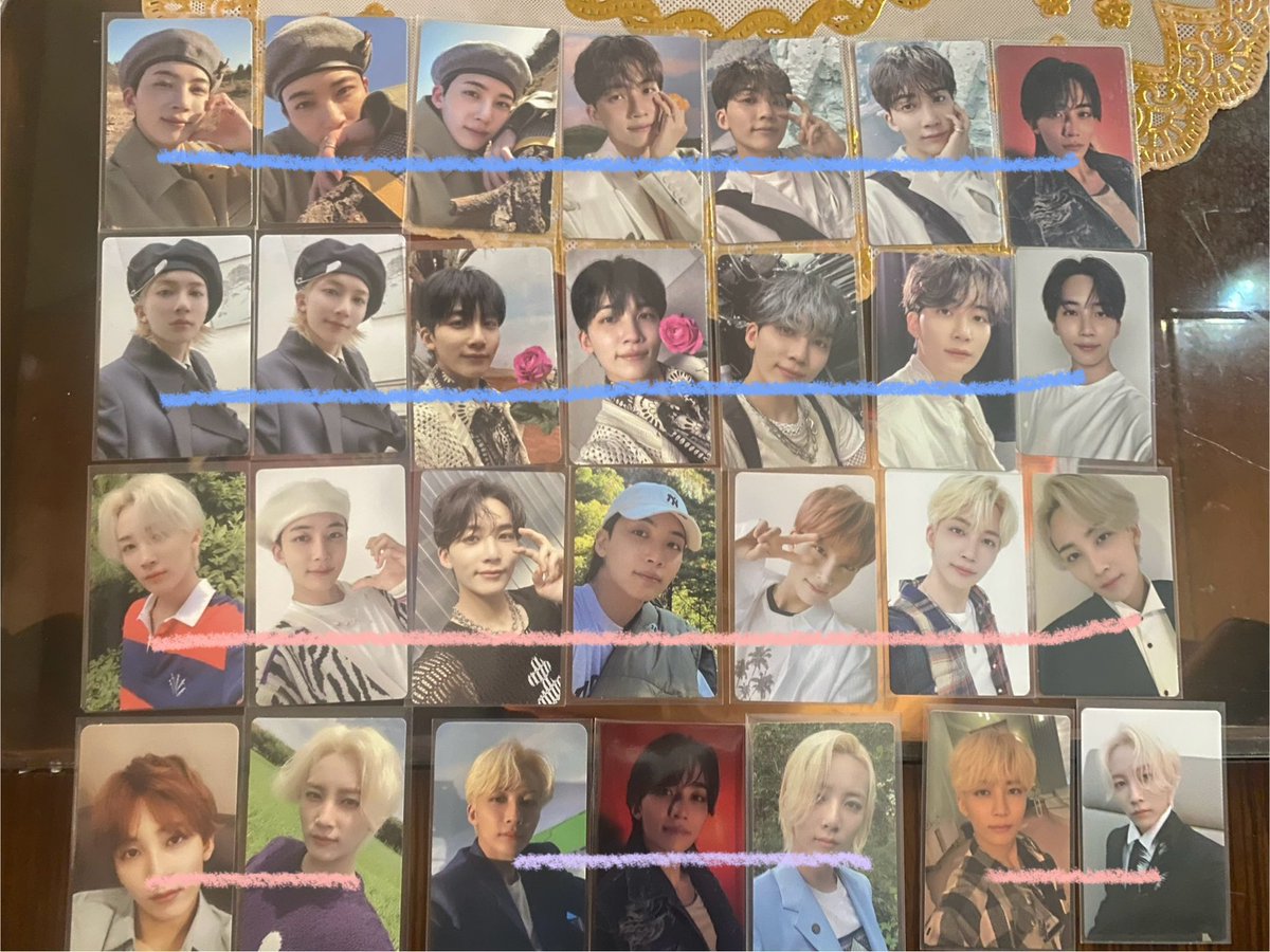 ᯓ★ wts lfb ph | #cheolyyycrtz ☁️🧸

𐙚Jeonghan mini qs
𐙚₱4,200 set

🩵₱200 ea
🩷₱180 ea
💜₱300 ea

✓ can send photoproof
✓ Onhand and ready to ship
ﾒ sensi
ﾒ impatient

𐙚 MOP:Gcash, BDO bank transfer || MOD: J&amp;T, SDD
𐙚 PAYO | 1week res with DP