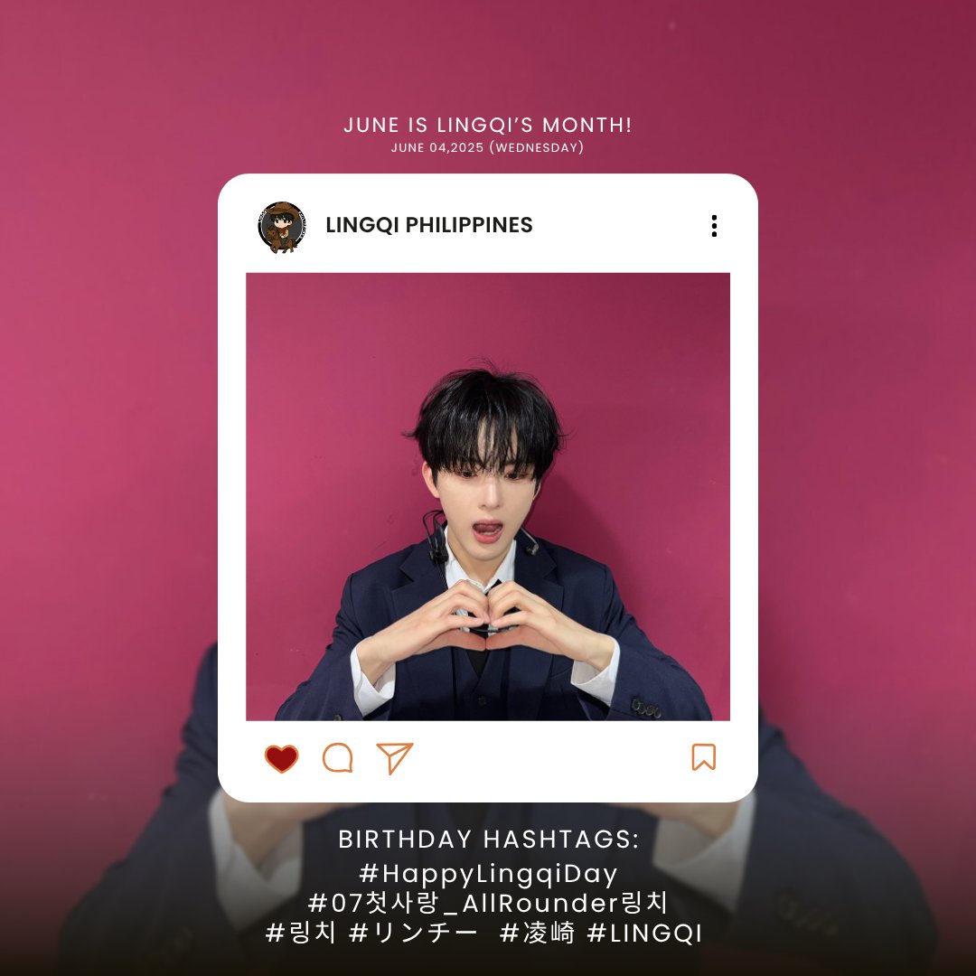 [🎂]   #FANTASYBOYS LINGQI’s MONTH IS FINALLY HERE! 𖹭.ᐟ

We've created a birthday hashtag to be freely use on his birthday! 
Don't forget to join the party! 🥳

#/HappyLingqiDay
#/07첫사랑_AllRounder링치
#링치 #リンチー  #凌崎 #LINGQI 
#판타지보이즈
