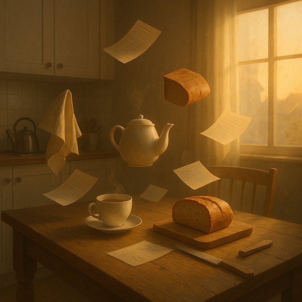 ibexdream's tweet image. ☕ Breakfast of Forgotten Letters

#ai #aiart #cozycore #fantasy