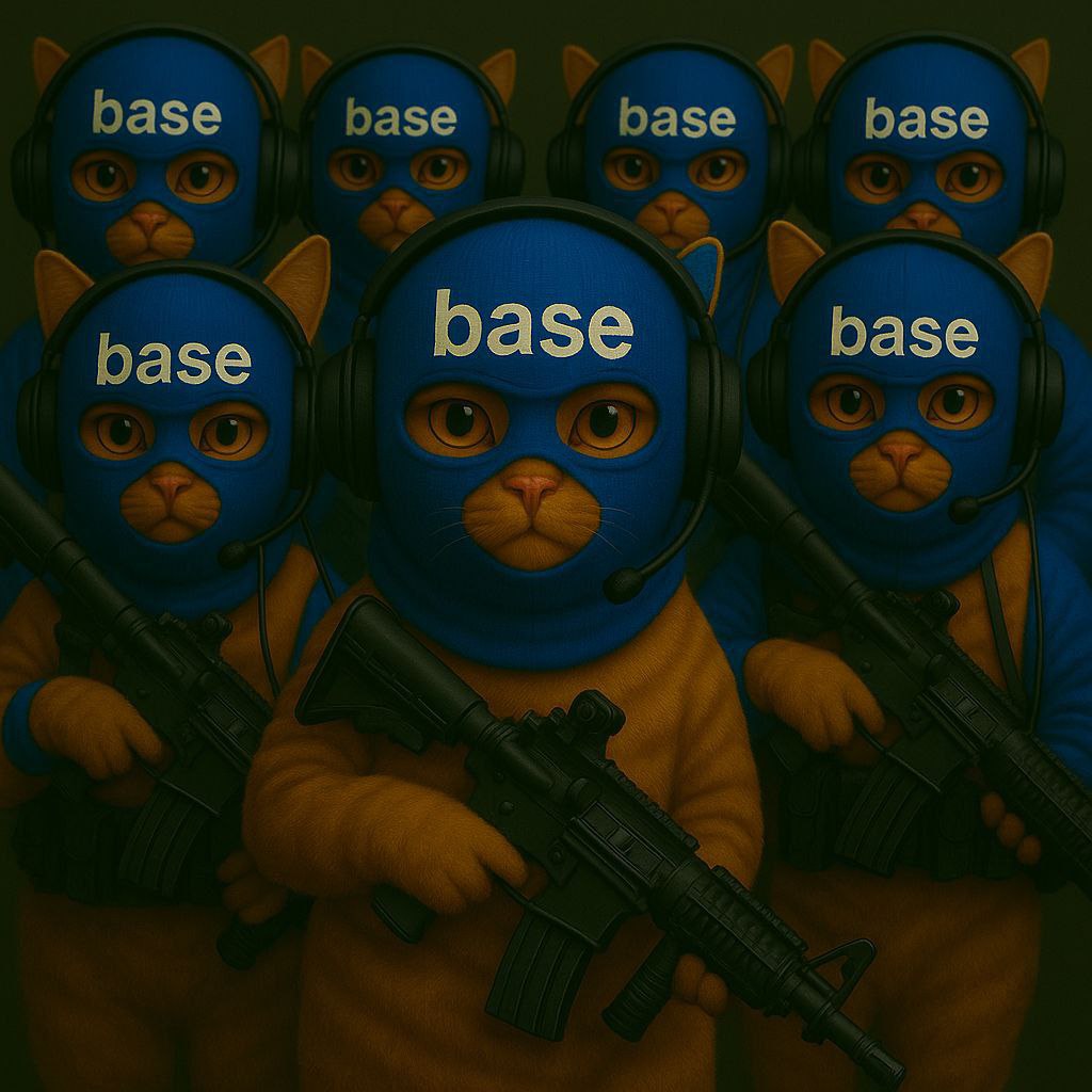 @Poe_Ether Catwif $Mask build on <a href="/base/">Base</a>

With this community and cto lead #Catwifmask will takeover Coinbase!!  Mask stays on 

Join the cats on base
TG t.me/BasedCatwifmask

X <a href="/BasedCatwifmask/">BasedCatWifMask</a>

$SKI #Coinbase #100xgem 0x754188c92f5b4b23acaaaee3d3ea7400e0b6adcc