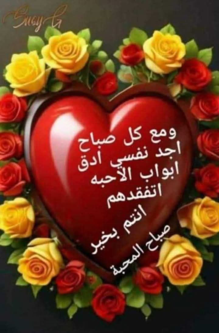 صباح الخير
أن تكون بسمة
علي وجه من تحب
فقط
خيرا 
من أن تكون دمعة  في عينه
وانت في قلبه
المحب للحبيب دواء
وانت دوائي من كل داء