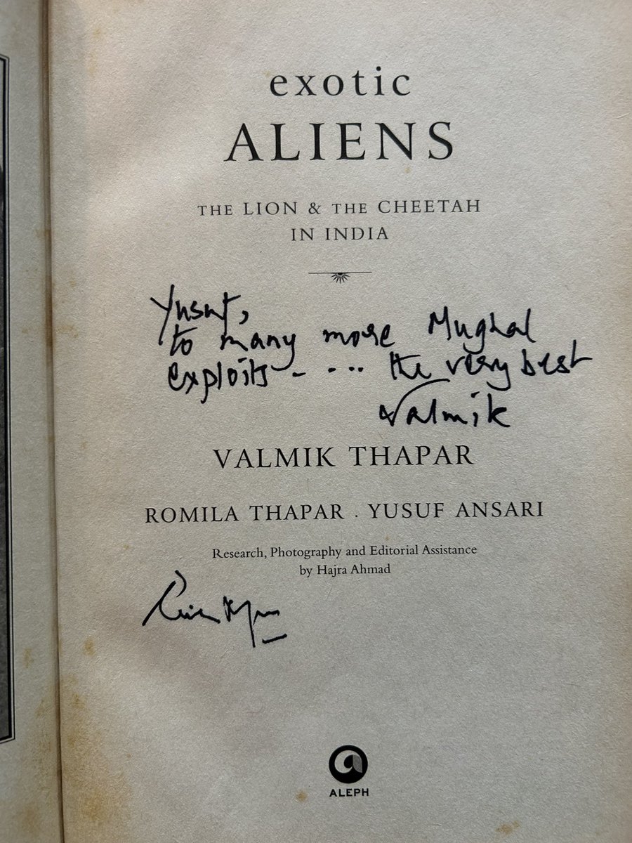 Numbed by the passing of Valmik Thapar, a giant of a man with gigantic integrity, who I had the privilege of knowing for two decades.

His exceptional wisdom, knowledge and charisma gave wildlife conservation in India an advocate the like of whom we are unlikely to see again.🙏🏼🐅