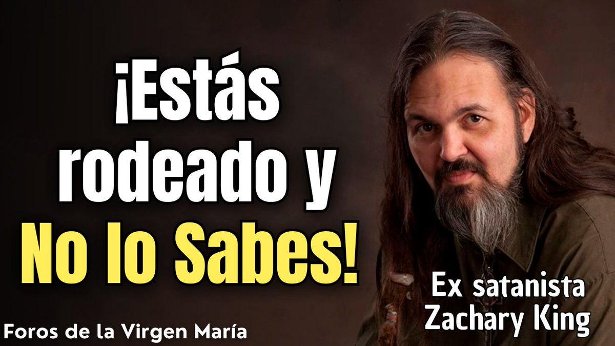 forosvirgen's tweet photo. 🎬 ¡Ya Comenzó la Fase Final del Plan Satánico! Revela Ex Brujo Satánico
Ver video 👉 https://t.co/J4SCrf4lhv

#ZacharyKing #PlanDelDiablo #Ocultismo #Hechicería #ProyecciónAstral #ObjetosMalditos #DefensaEspiritual #BatallaEspiritual #ForosdelaVirgenMaria https://t.co/3JJVLhseeI