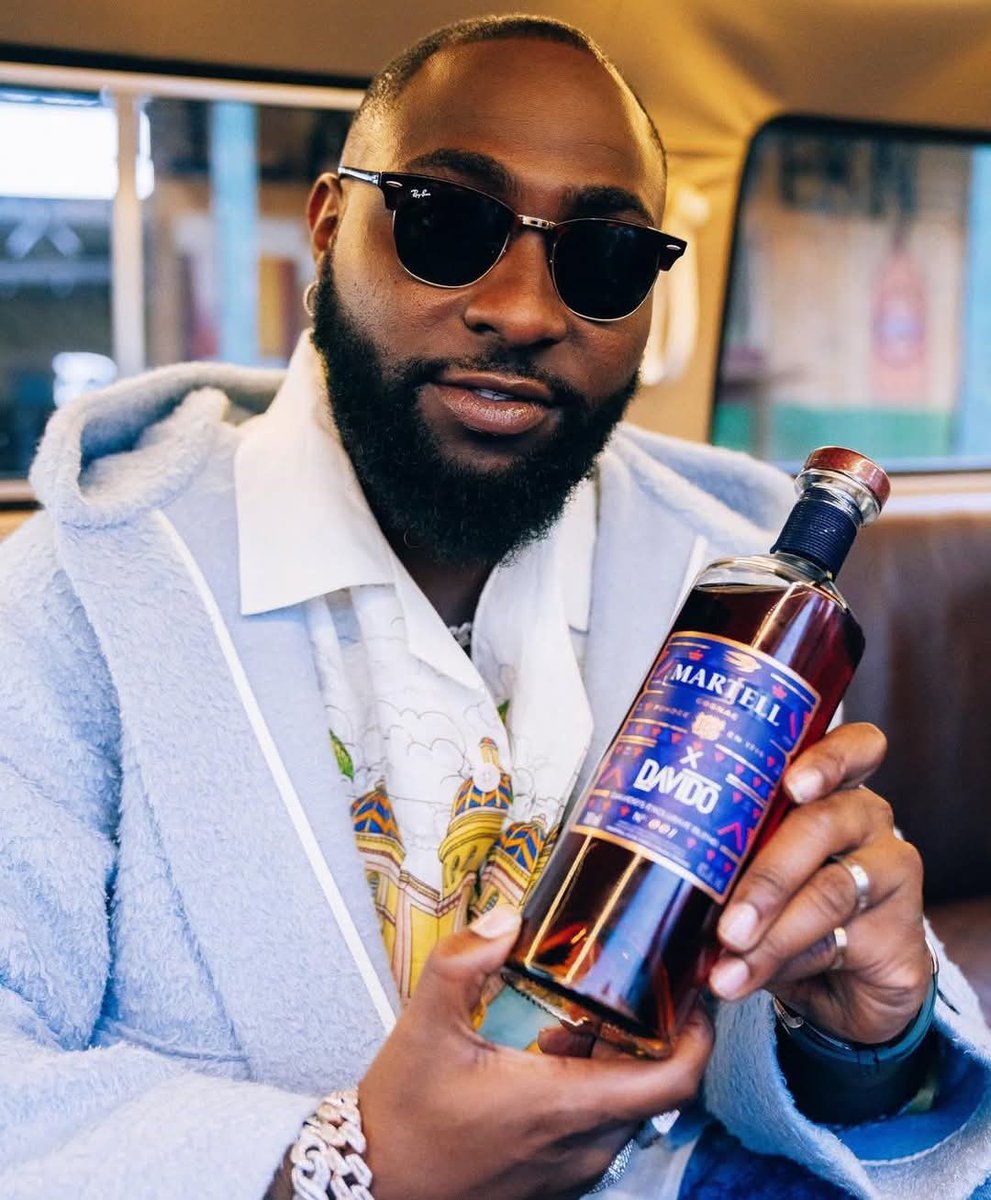 Martell has officially overtaken Henessy to become the number 1 cognac drink in Nigeria because of Davido .

001 Influence is too GOATED 🐐❤️