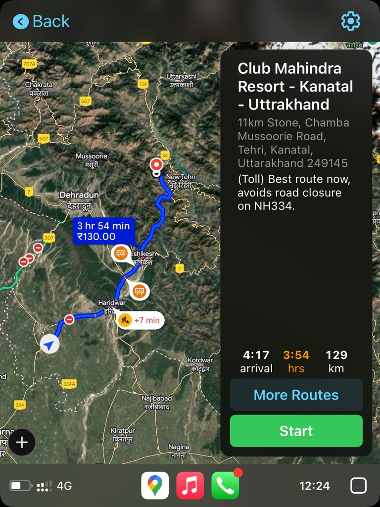 jainmansh's tweet photo. This is the worst route to go to Kanatal. 

Police at this spot stops vehicle for no reason. See where the blue arrow is.

@nitin_gadkari @PMOIndia Do something of this lunatic behaviour https://t.co/CfyJx9bvYQ
