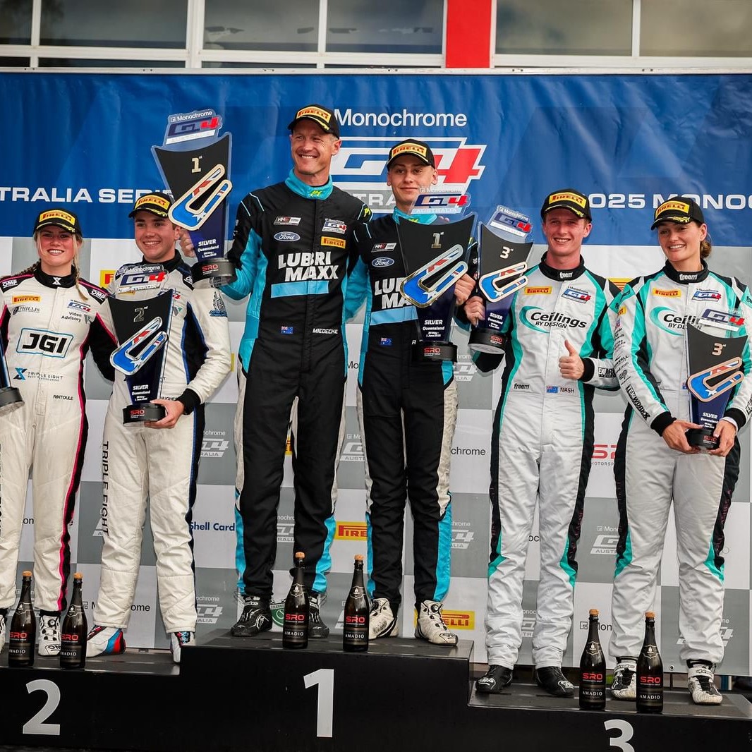 #GT4Australia | Sunday’s action-packed race in Queensland saw double success for the <a href="/FordMustang/">Ford Mustang</a>, with the overall win going to Miedecke Motorsport and a class win for DA Campbell Transport!