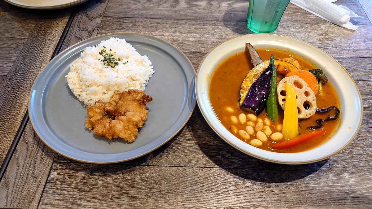 お昼はスープカレー🤤
ダービー取ったど〜🥰