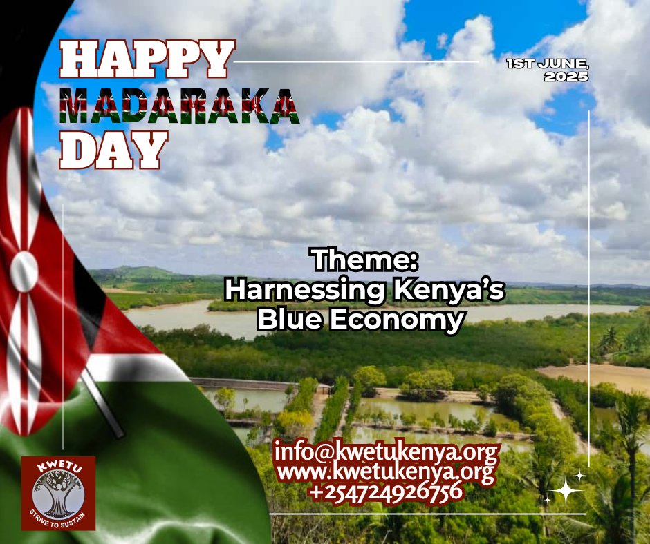 🇰🇪 #MadarakaDay2025 | Honoring our Blue Economy journey:
🔹 #BlueBizProgram – Eco-tourism &amp; beekeeping for Kilifi youths
🔹  Camões, l.P. – Mtwapa Creek ecotourism &amp; 35K+ mangroves planted! 
Youth. Nature. Sustainability.
#KwetuTrainingCentre #MangroveRestoration #EcoTourism