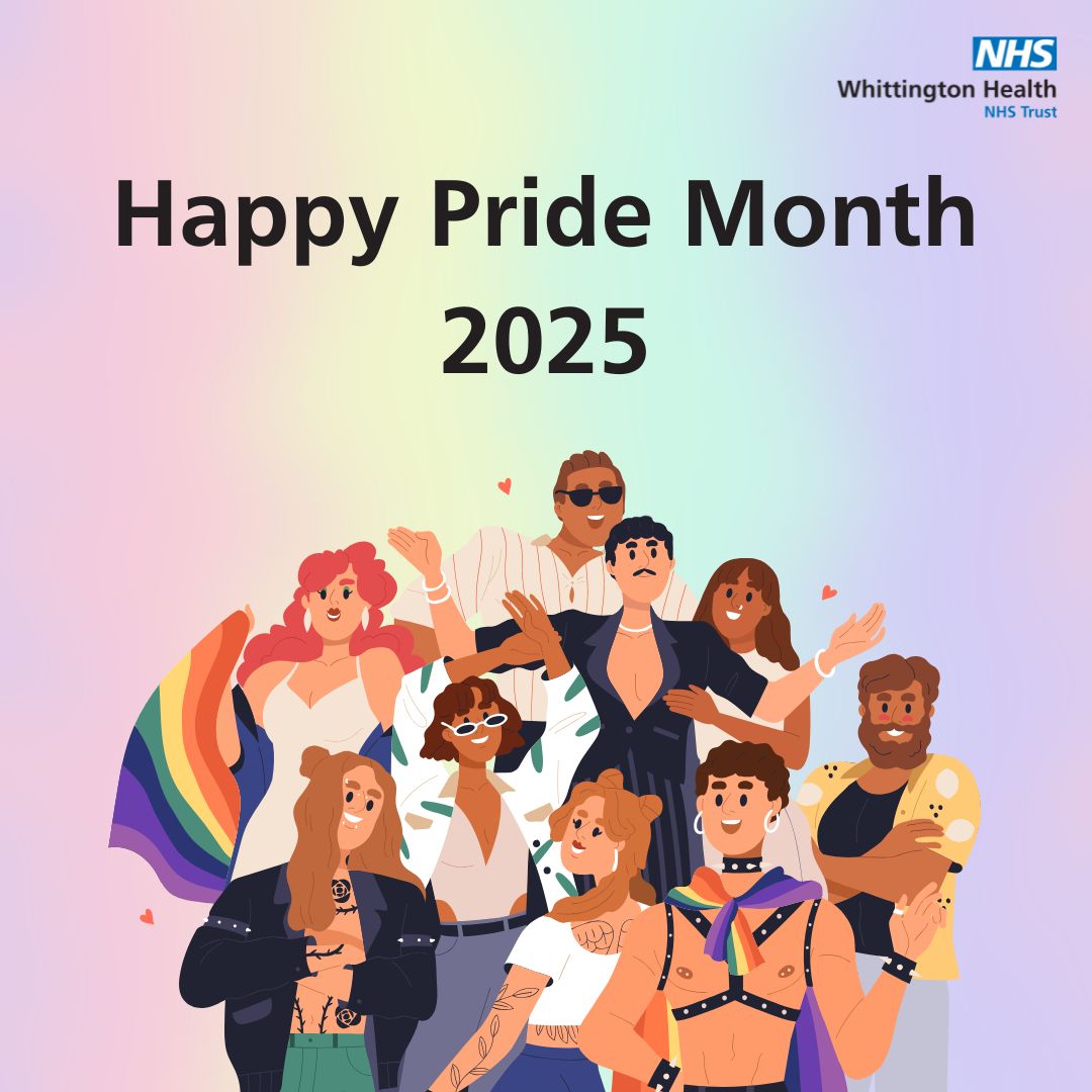 It’s Pride Month 🏳️‍🌈 

At Whittington Health, we stand with our LGBTQ+ colleagues, patients and communities, this month and every month 💙 

We’re proud to be a place where everyone should feel safe, respected and free to be themselves.