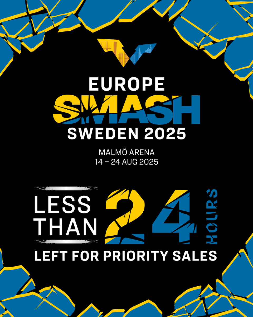 Run, don't walk, WTT Fans! 🏃💨  

If you haven't grabbed your tickets during our Priority Sales yet - this is your 24 hour warning ⌛️ 

Double-check your inboxes now 📥 

#EuropeSmash #TableTennis