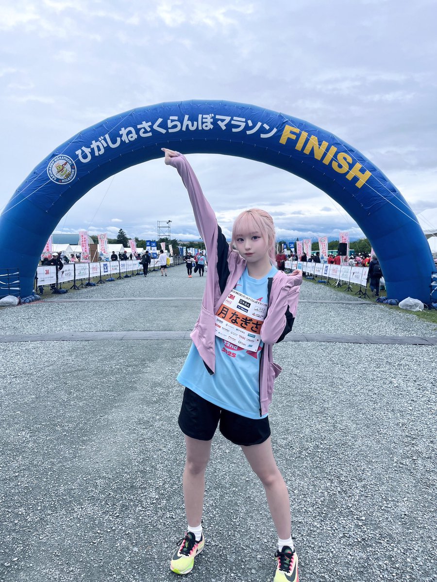 ひがしねさくらんぼマラソン無事完走しました〜！🍒 ゲストランナー
