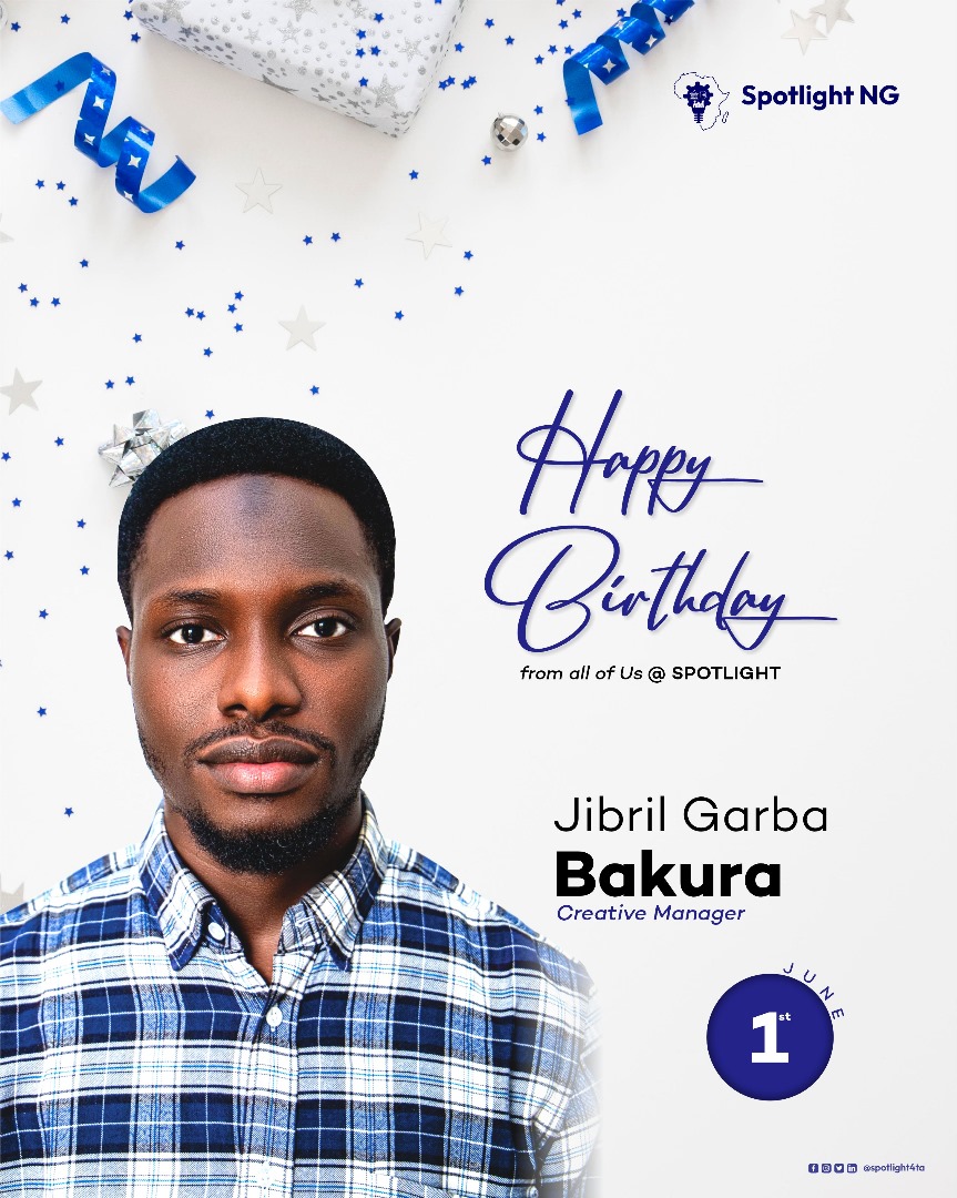 The Spotlight NG (@spotlight4ta) on Twitter photo Happy birthday to two creative geniuses <a href="/garbajb/">Garba Bakura</a> and <a href="/aliuelhasan/">Aliyu Kutigi</a>
Your creativity, innovation and versatility have an absolute invocation for impact. The whole team wishes you the happiest of birthdays and a great year.
Cheers 🥂 🥂 🥂 Happy birthday to two creative geniuses <a href="/garbajb/">Garba Bakura</a> and <a href="/aliuelhasan/">Aliyu Kutigi</a>
Your creativity, innovation and versatility have an absolute invocation for impact. The whole team wishes you the happiest of birthdays and a great year.
Cheers 🥂 🥂 🥂