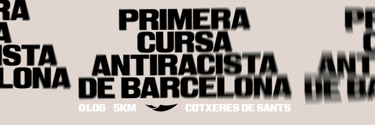 Avui és un dia històric pel barri, la ciutat i el país.
Correrem la 1a Cursa Antiracista de Barcelona, per guanyar el carrer i els drets amb tothom i per a tothom. Per desterrar l'odi, per construir una nova societat diversa i justa, antifeixista i antiracista. Força col·lectiva!