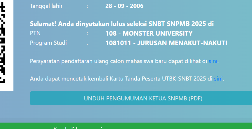 sbmptnfess's tweet photo. Ptn! Sender lolos di sini pilihan 1, tapi gak boleh sama orangtua, soalnya kejauhan dari rumah dan pergaulannya serem Menurut kalian gimana 🥹🥹 https://t.co/FPO7ISClzk