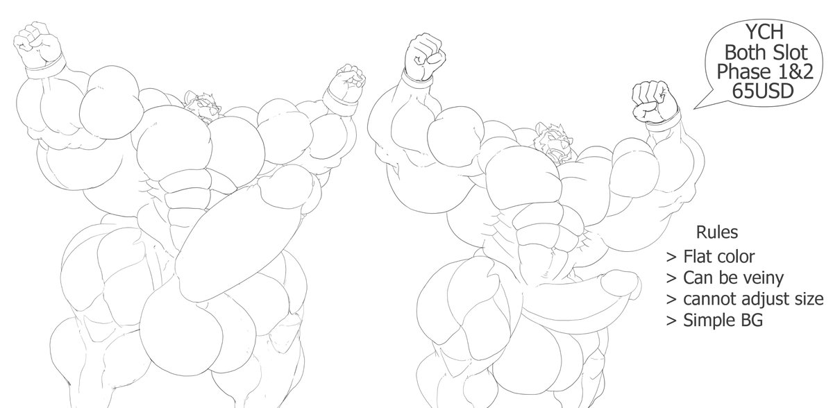 been so long here a new one YCH from me. hope to see your support. i be opening 2 slot for a moment. any question do not hesitate to DM directly. forgot to mention. males only. no added wing . (from right to left)