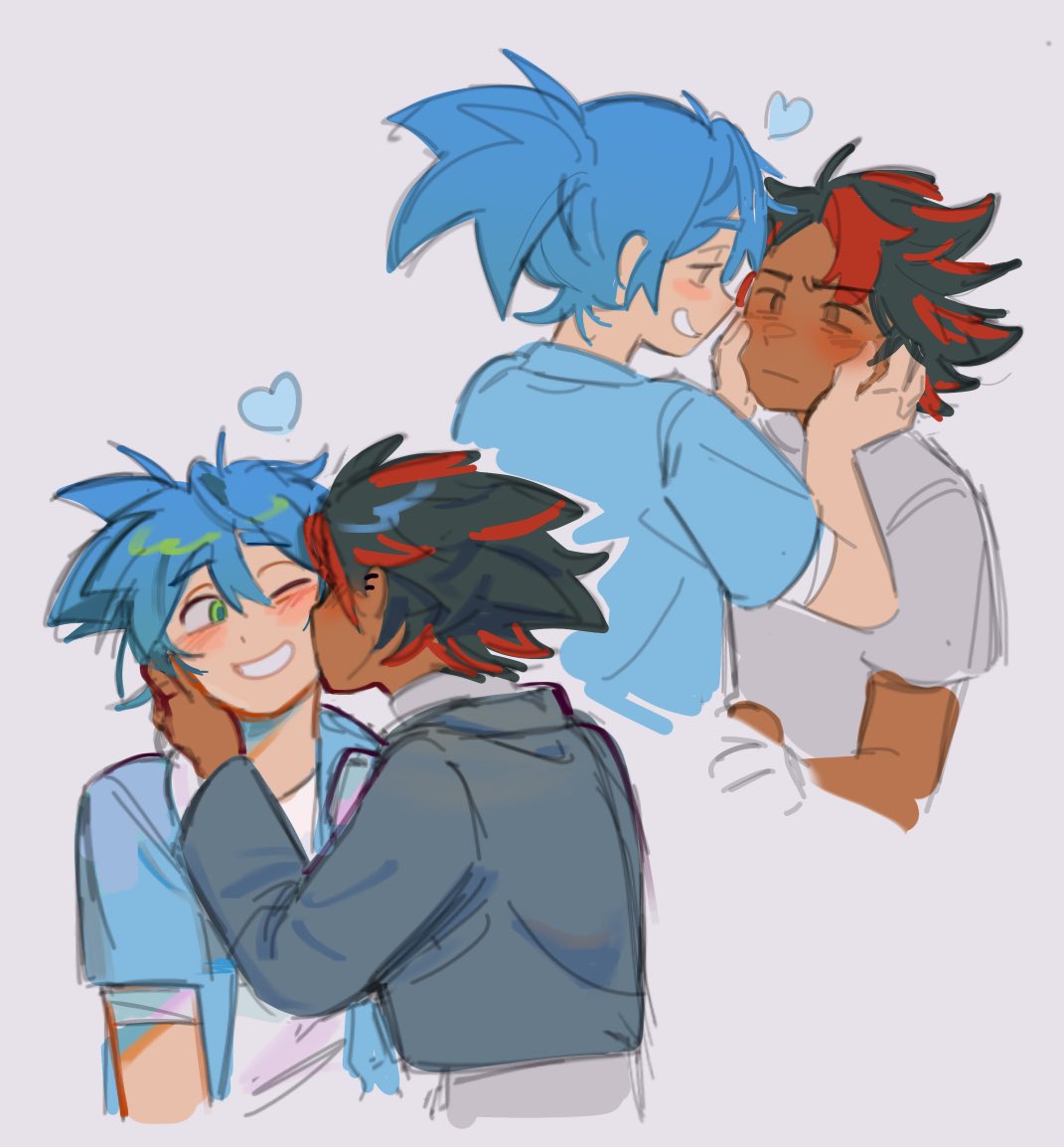boyfriends au cuz im feeling romantic idk
