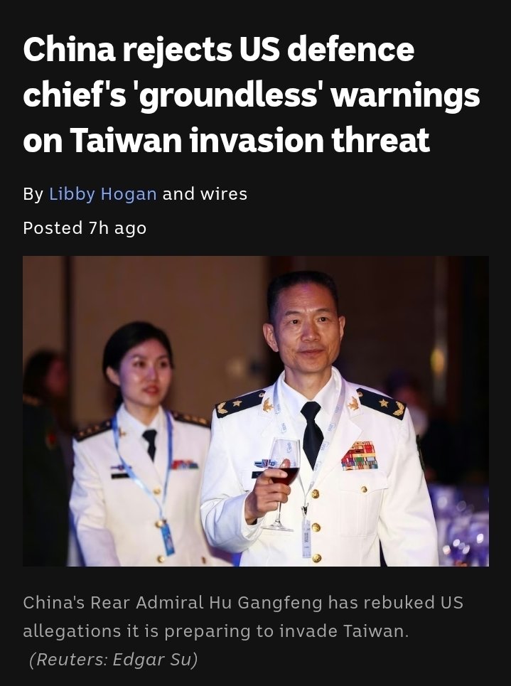 So America reeling from self-imposed tariff apocalypse trys to push Australia into buying more arms from them by pushing anti China sentiment....we all know where china buys its meat from now....