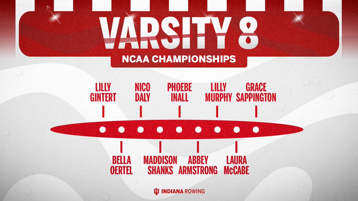 The Hoosier V8 finishes ninth nationally!

1. Princeton - 6:12.486
2. Rutgers - 6:14.652
3. Indiana - 6:15.162
4. Cal - 6:16.996
5. Virginia - 6:17.738
6. Michigan - 6:20.140