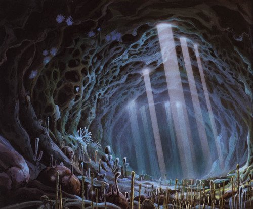 freddy031778's tweet photo. @ryanarey have you ever noticed how the underground scenes in the last of us season 3 look so close to the design of the toxic jungle in Nausicaa? https://t.co/CAqaL6jcVN