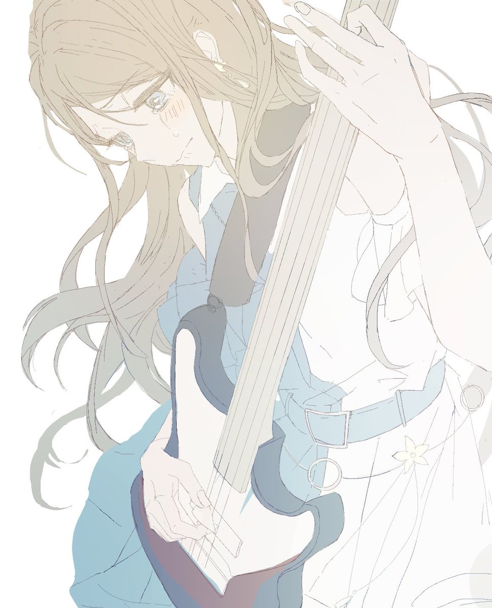 KUKUNIGHT's tweet image. 铺色，但是感觉这一步好看所以 #mygo  #長崎そよ