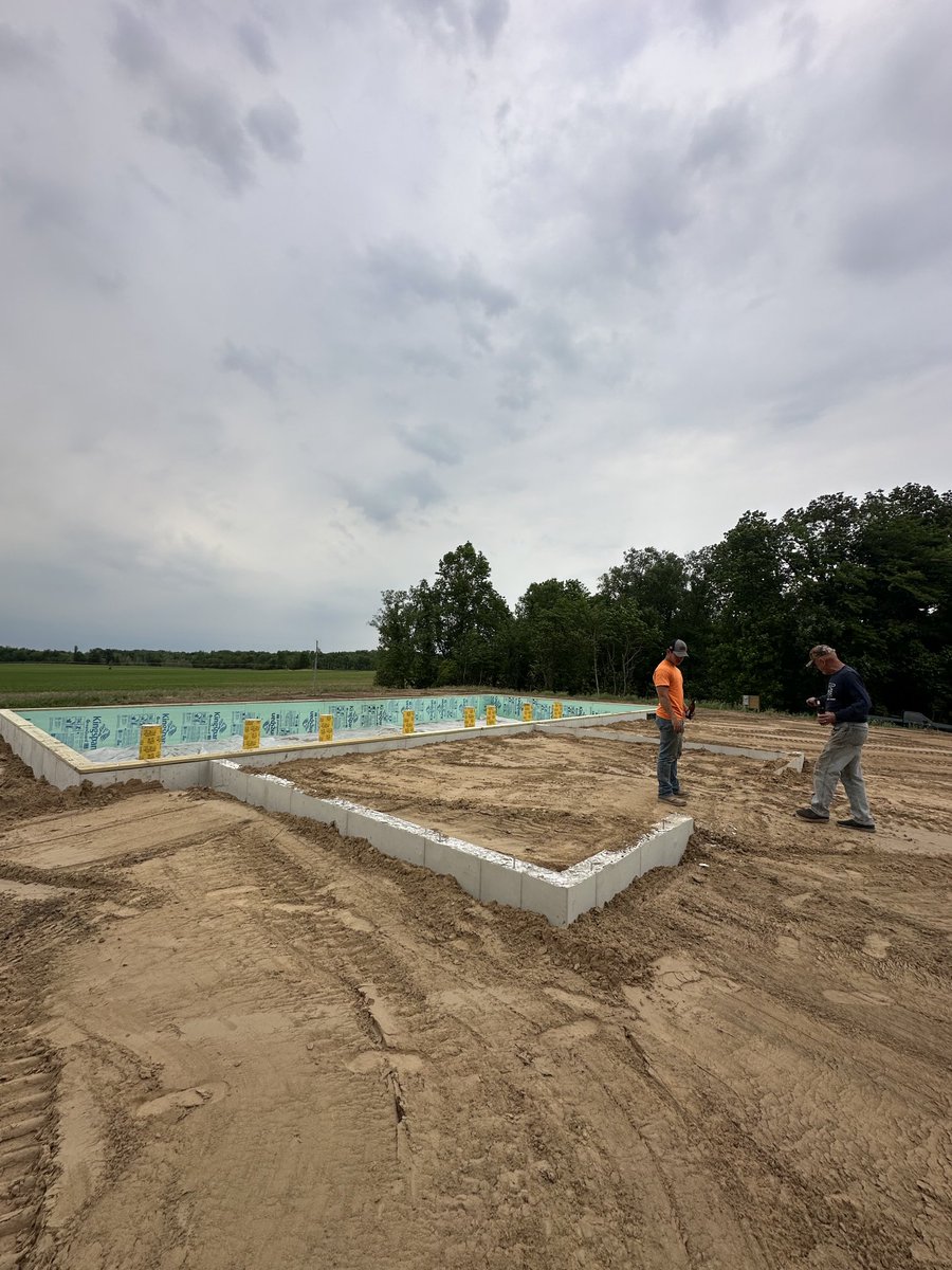 Happy Sunday 🕊️💜 It’s a chilly 42 in Indiana 🥶 My son started building his home ❤️ I’m so happy for him. Heading to Hospital. She is scheduled for an Angiogram tomorrow 🙏 Hope y’all have a great day! 🇺🇸🌹