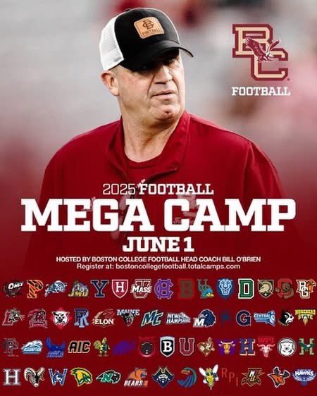 Looking forward to attending todays Mega Camp at Boston College <a href="/BCFootball/">Boston College Football</a>
