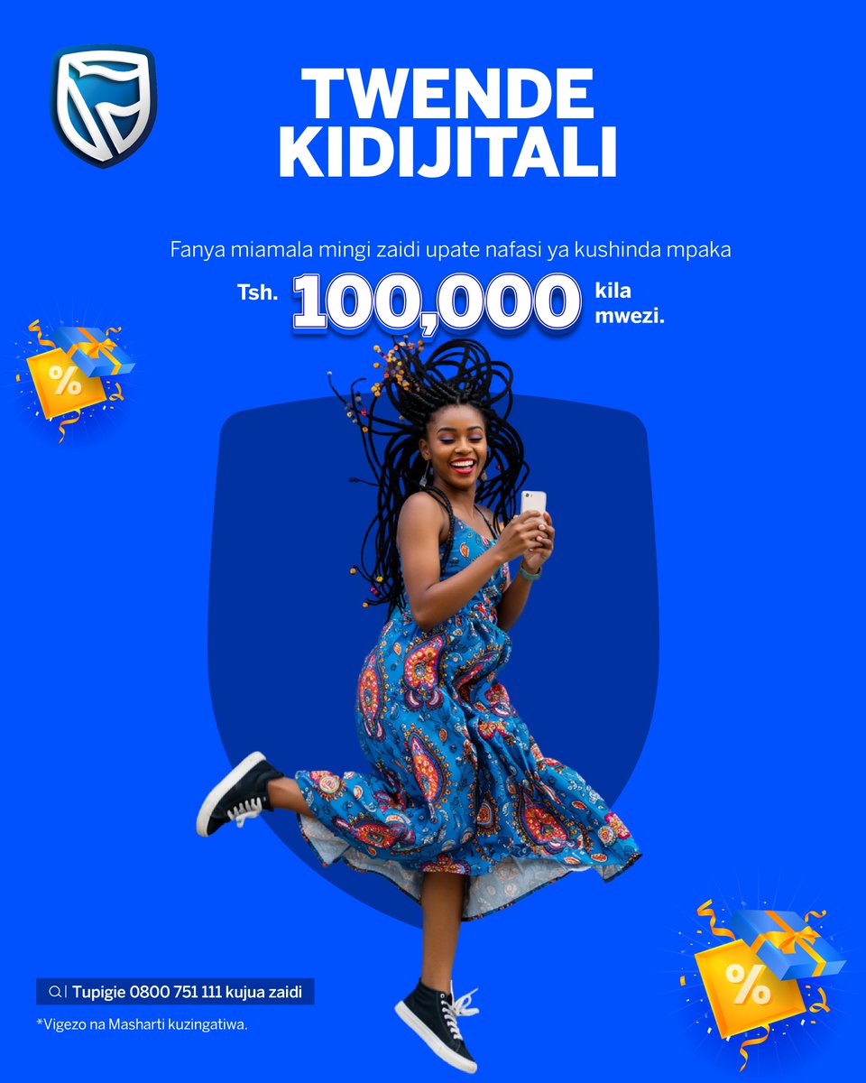 Unavyotuma au kupokea pesa mara nyingi zaidi kupitia njia za kidijitali, ndivyo unavyokaribia ushindi wa laki moja kila mwezi.

#TwendeKidijitali