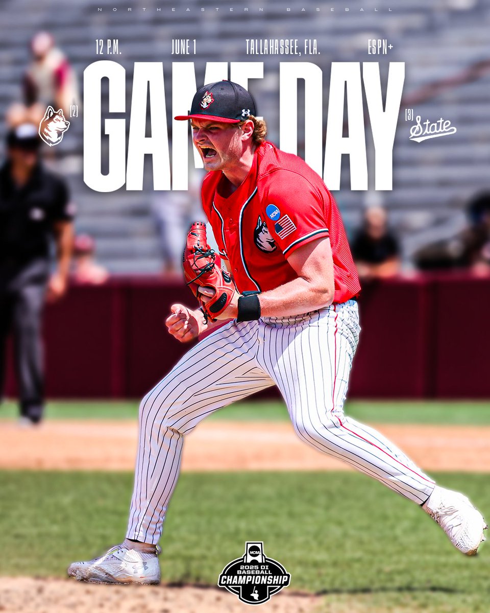 Time for a rematch 😤

⚾️ vs. Mississippi State | 12 p.m.
🏟️ Dick Howser Stadium | Tallahassee, Fla.
🎟️ tinyurl.com/262lvn6m
📺 tinyurl.com/28ay4yh6
📻 wrbbsports.com/listen-live/
📊 tinyurl.com/25l8s9mz