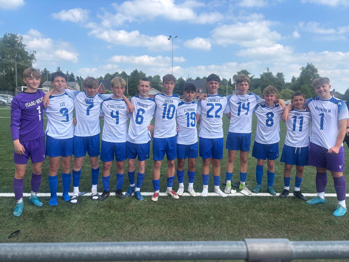 Penybontacademy's tweet photo. 🎶 International Penybont 🎶

Tournament wins against @KAAGent @UnionStGilloise and a draw against @esseveeofficial for our U14’s whilst in Belgium on Friday. 

Thanks to @SVHoutenvoetbal for hosting us on Saturday. Plenty of goals for the boys in blue capped a memorable weekend. https://t.co/JejpnFqOTm